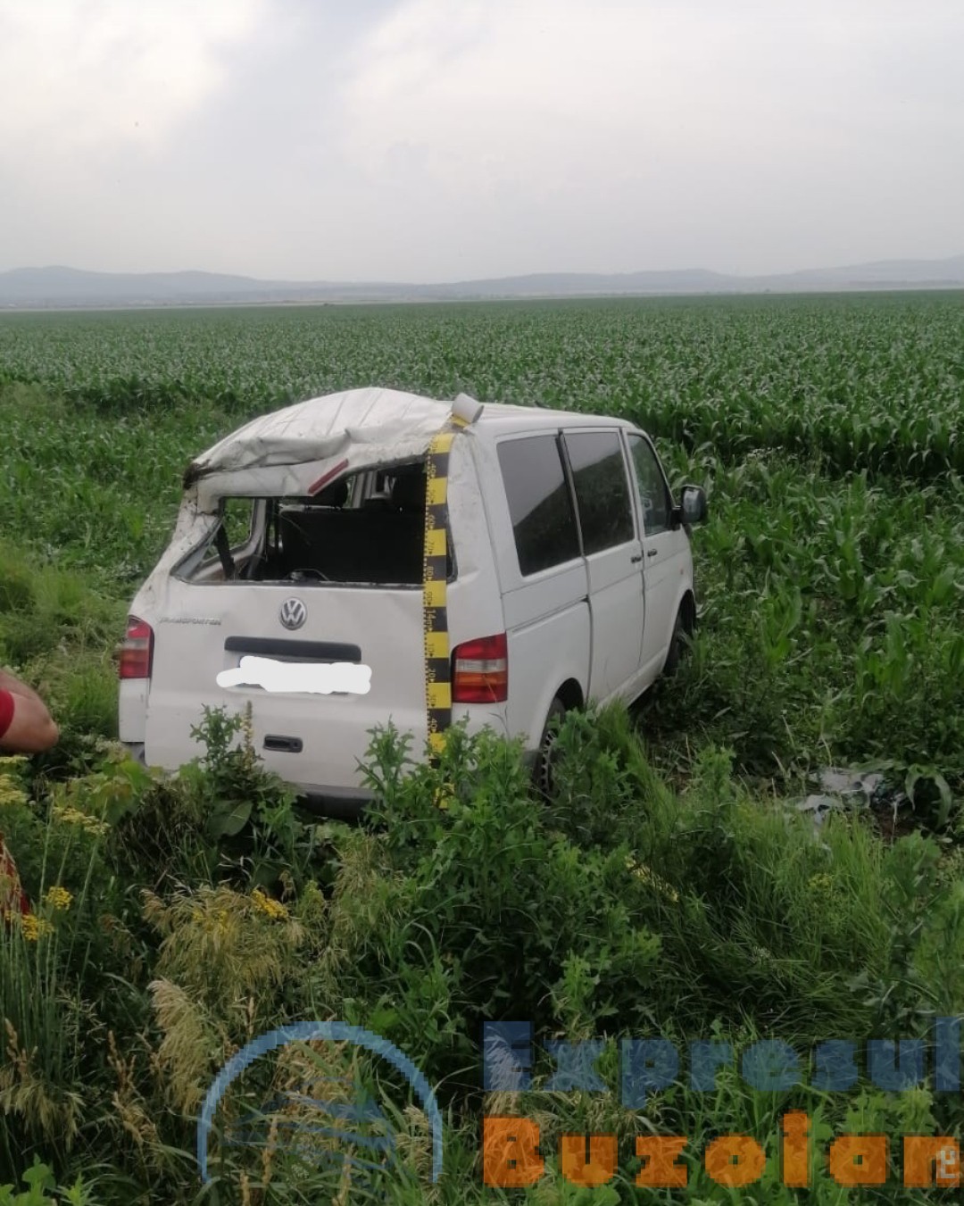 Accident grav la Puiești. 4 femei, transportate la spital