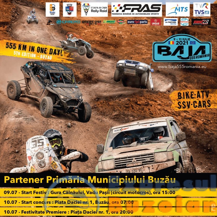 Prezențe internaționale notabile la Buzău la Cupa Baja 555 România. Sâmbătă dimineață se dă startul cursei