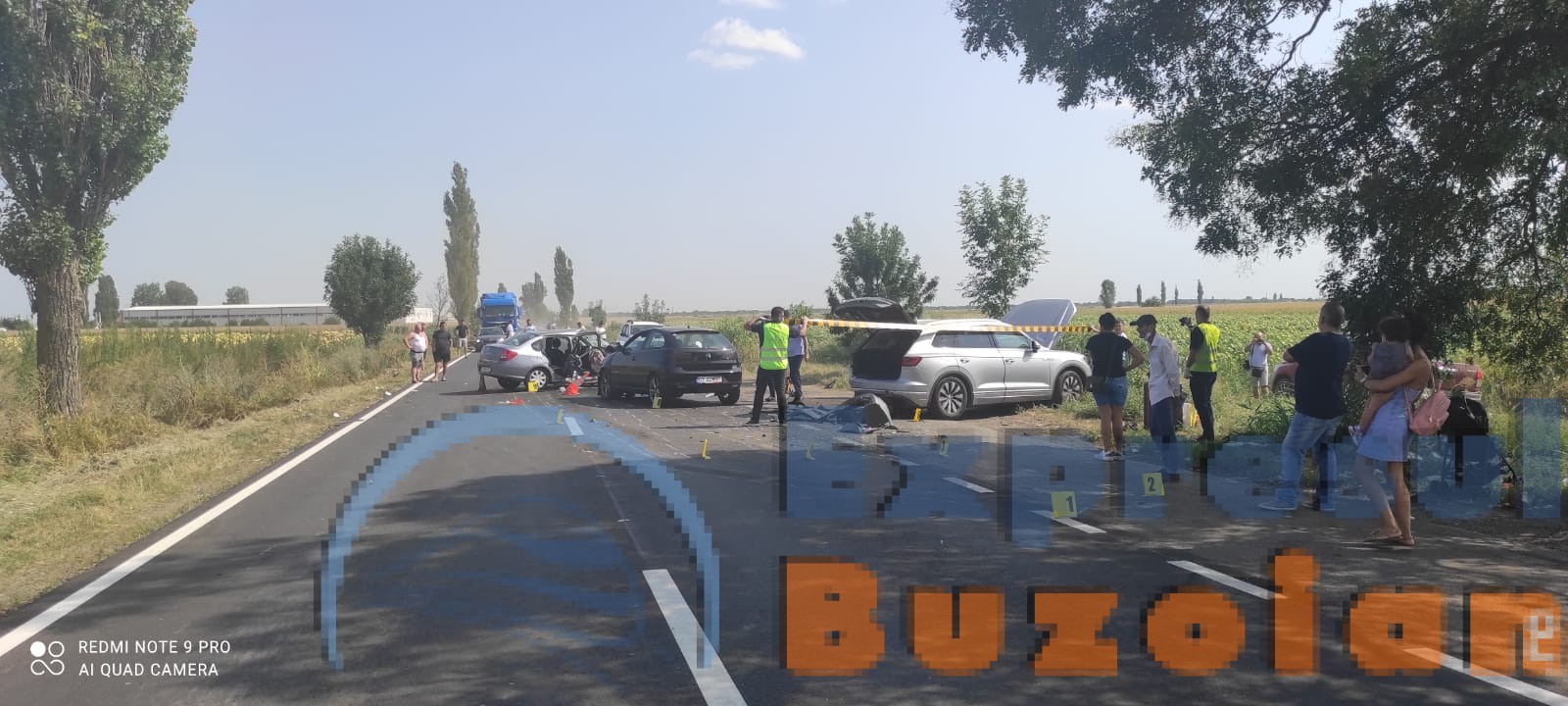 VIDEO Cum s-a produs accidentul de pe Șoseaua Brăilei. 4 persoane au fost rănite