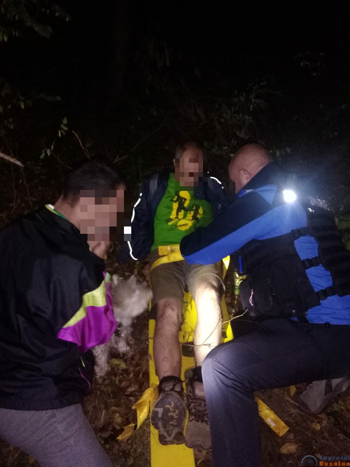 Bărbat rănit, rătăcit în pădure, salvat de jandarmii buzoieni