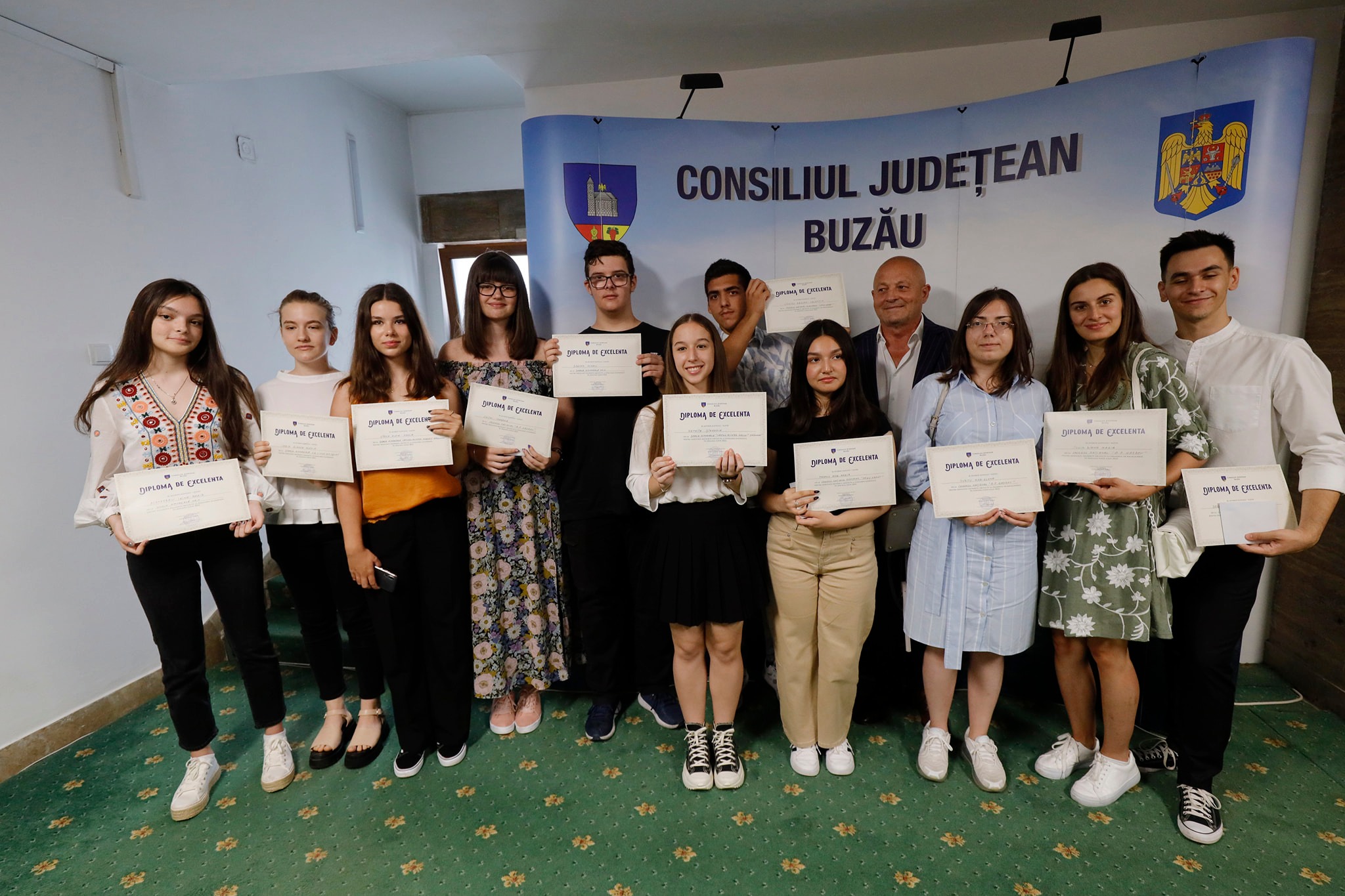 FOTO Președintele Consiliului Județean Buzău a premiat, astăzi, excelența