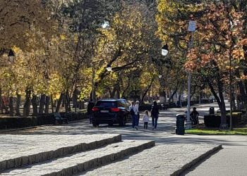 Galerie foto Tupeu fără margini. La plimbare cu BMW-ul pe aleile Crângului