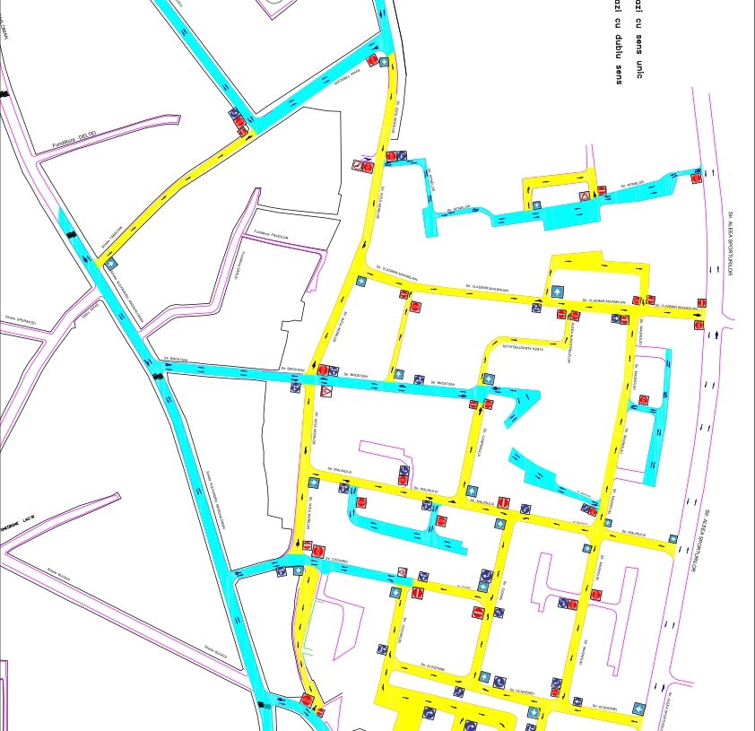 Sens unic pe o stradă extrem de circulată din municipiul Buzău
