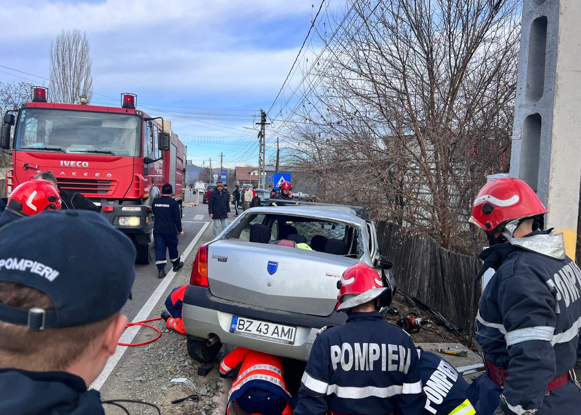 Viteza excesivă a dus la un teribil accident rutier pe DJ 203K, în localitatea Cernătești