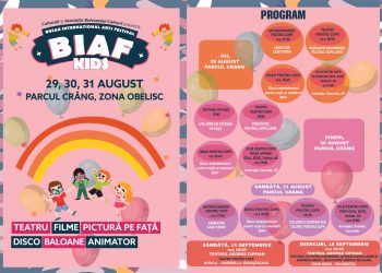 Trei zile de filme și teatru pentru copii în Parcul Crâng din Buzău, la BIAF Kids 2024. Intrarea este liberă