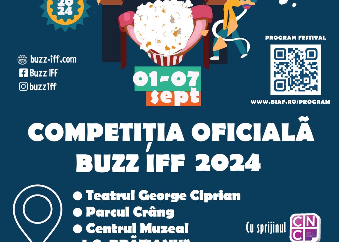 Competiția BUZZ IFF 2024 – O săptămână de cinema european și evenimente culturale inedite la Buzău
