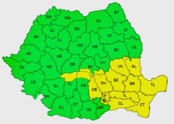 Buzăul, sub avertizare cod galben de vreme severă. Informați-vă înainte de a pleca la drum!