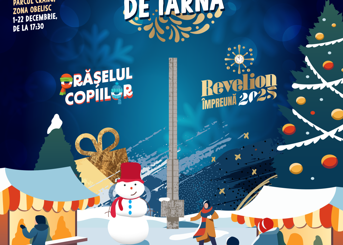 Târgul de Crăciun din orașul nostru se deschide pe 1 decembrie. Buzoienii, așteptați cu mic, cu mare