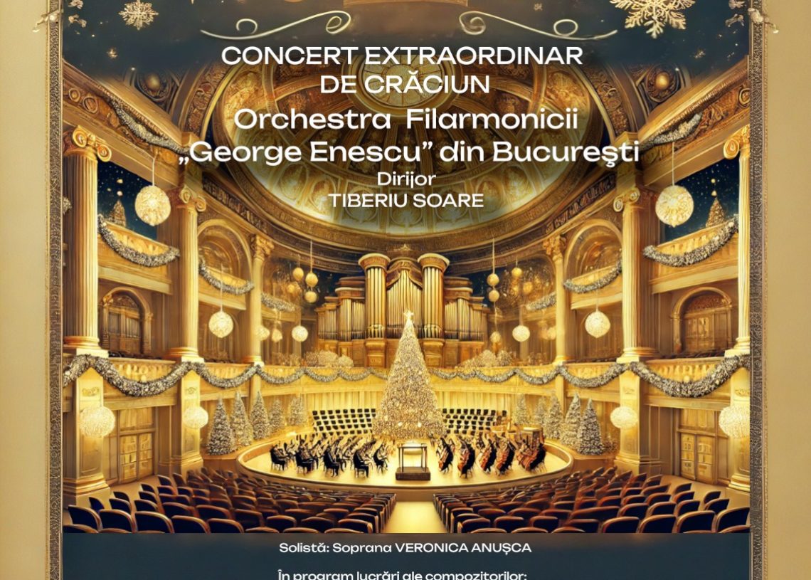 Buzoienii, invitați la Concertul Extraordinar de Crăciun, un eveniment de excepție care va avea loc sâmbătă, 14 decembrie 2024