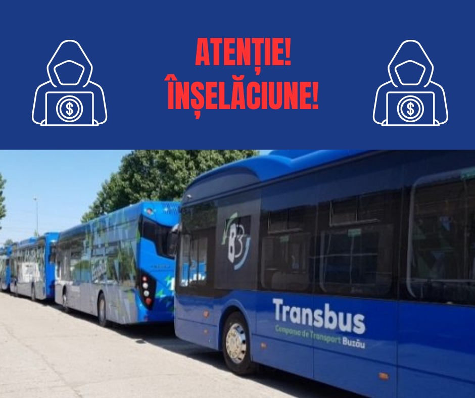 Atenție! Tentativă de phishing în numele Trans Bus – Transbus NU oferă promoții la cardurile de călătorie