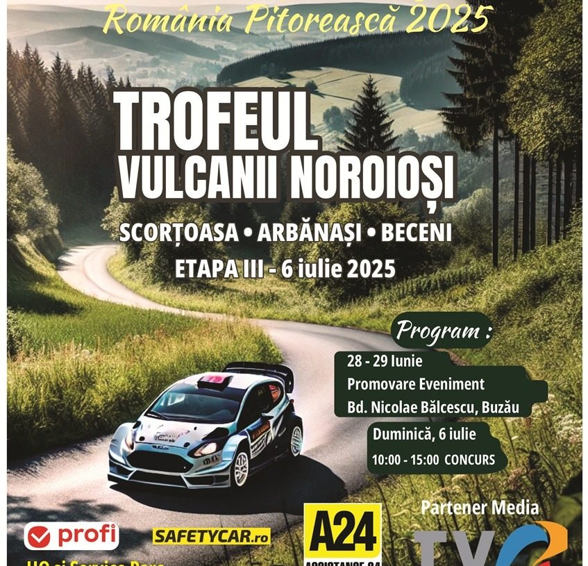 Campionatul Național Rally Start – România Pitorească ajunge la Vulcanii Noroioși
