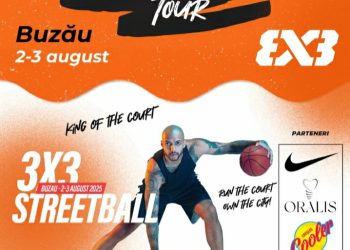 Turneul Național de Baschet 3×3 transformă centrul Buzăului într-o arenă sportivă!
