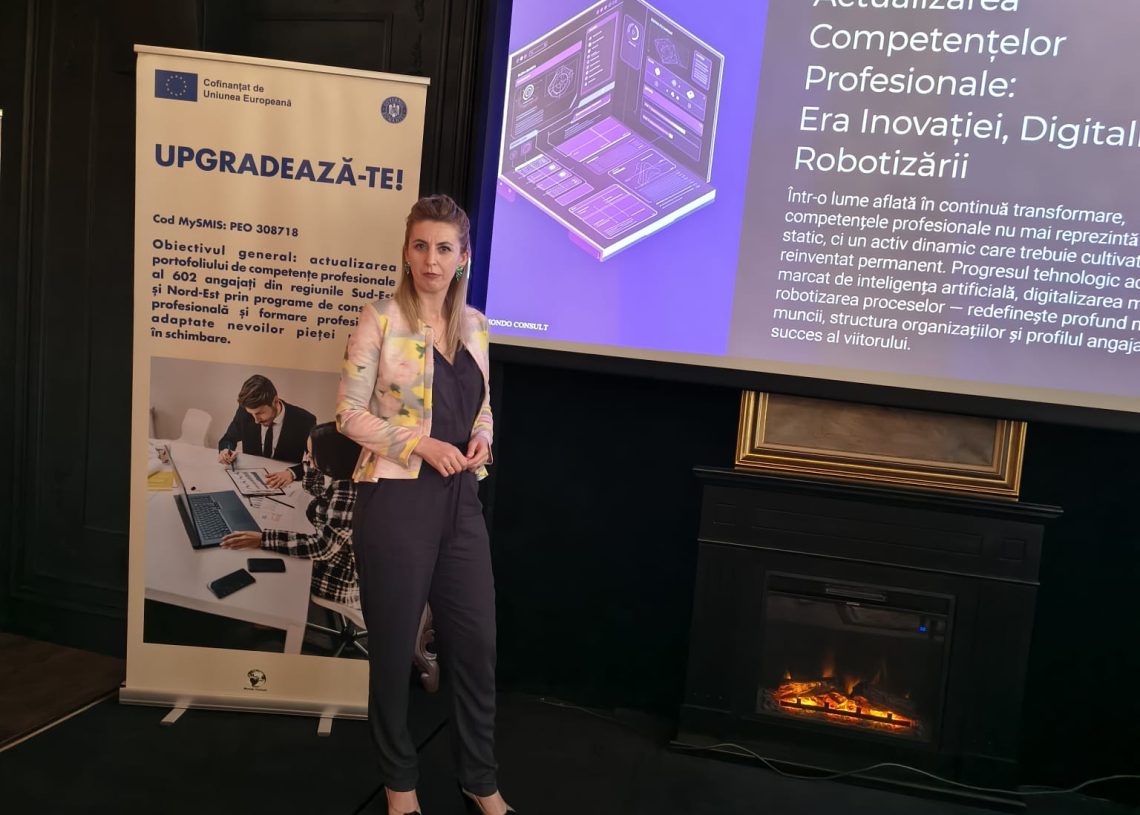 Mondo Consult a reunit specialiști în inovare, digitalizare și robotizare la un seminar dedicat competențelor profesionale