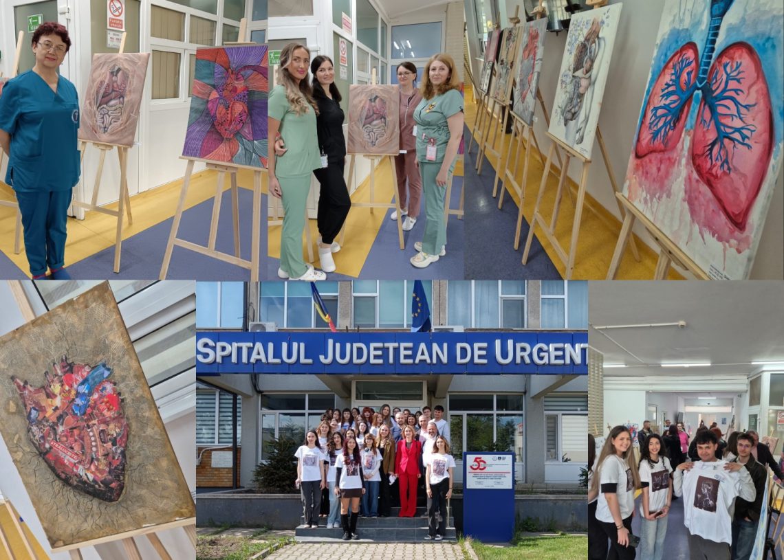 Culoare, emoție și vindecare „Forma vieții” la Spitalul Județean de Urgență Buzău