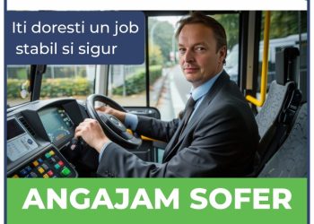 Trans Bus își mărește echipa: 27 de posturi de șofer disponibile
