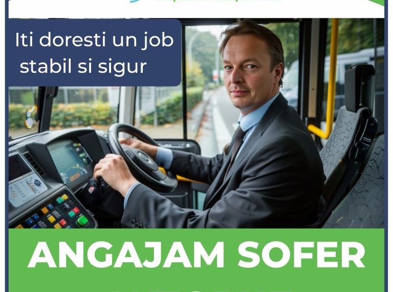 Trans Bus își mărește echipa: 27 de posturi de șofer disponibile