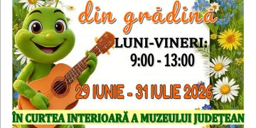Comunicat de presă: Muzeul Județean anunță deschiderea „Ludotecii din grădină”