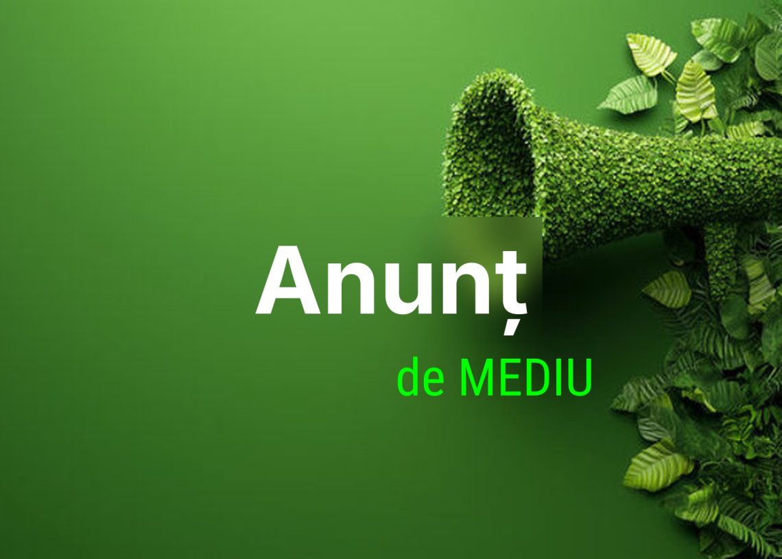 Anunț de mediu din partea CNAIR SA