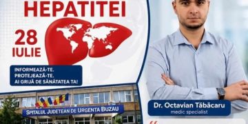28 iulie- Ziua Mondială de Luptă Împotriva Hepatitei. Interviu cu dr. Octavian Tăbăcaru, medic specialist Boli Infecțioase în cadrul Spitalului Județean de Urgență Buzău