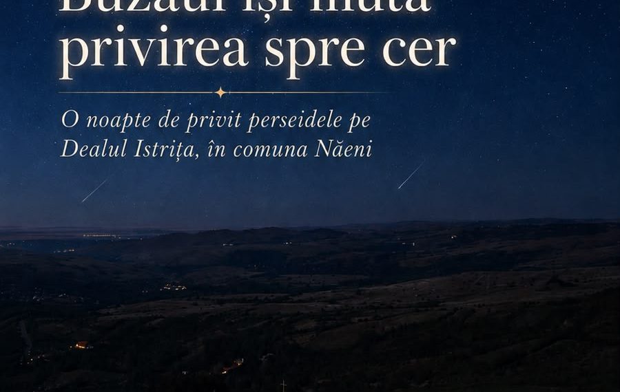Buzăul își mută privirea spre cer: o noapte de observare a Perseidelor la Biserica dintr-o Piatră din Năeni